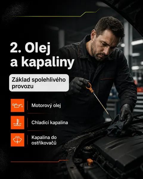 Слайд «2. Olej a kapaliny» — олива й рідини