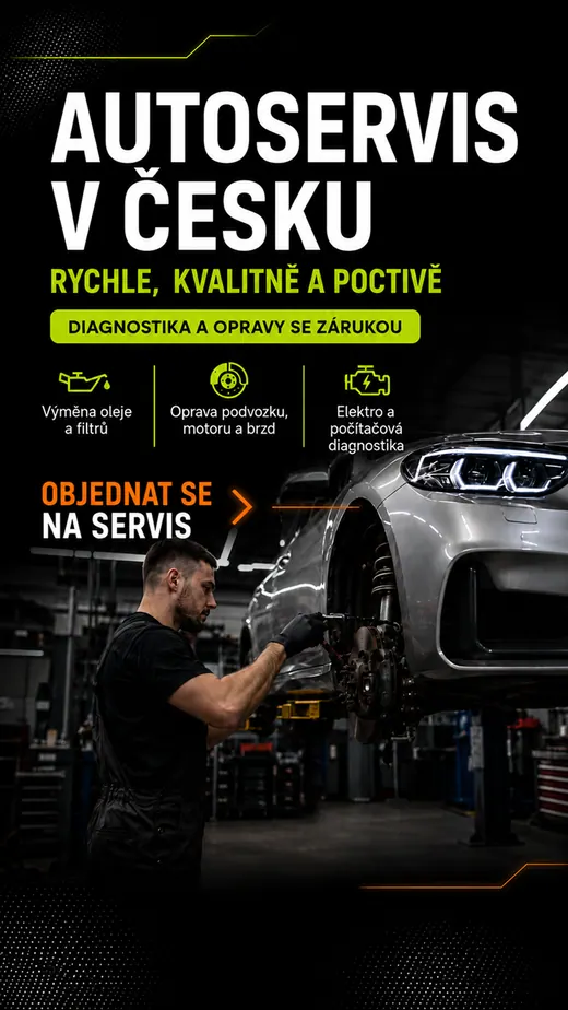Рекламний креатив «Autoservis v Česku» чеською