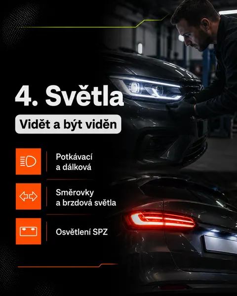 Слайд «4. Světla» — світло
