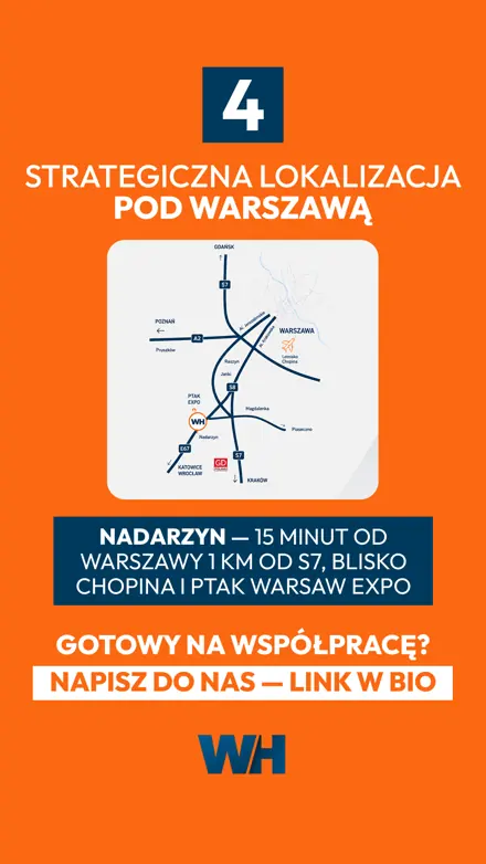 Сторіз 4 «Strategiczna lokalizacja pod Warszawą» — Надажин, 15 хвилин від Варшави