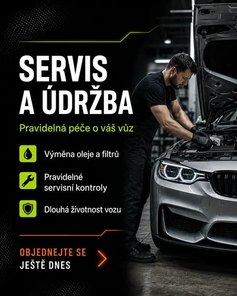 Слайд «Servis a údržba» — сервіс і обслуговування