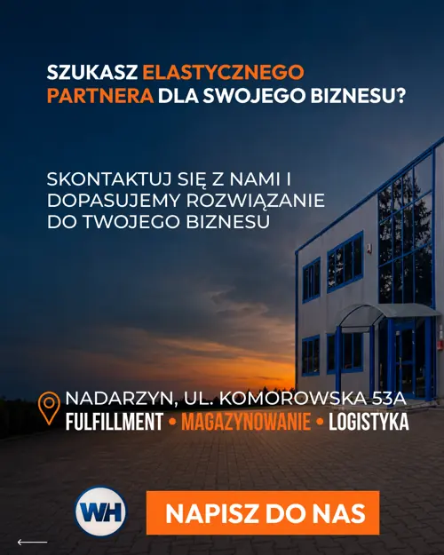 Слайд «Szukasz elastycznego partnera» — фінальний слайд із закликом написати